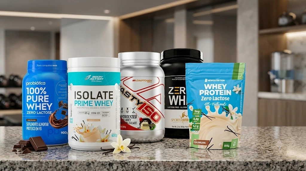 5 Melhores Whey Protein para Intolerantes à Lactose – Review Completo 2026