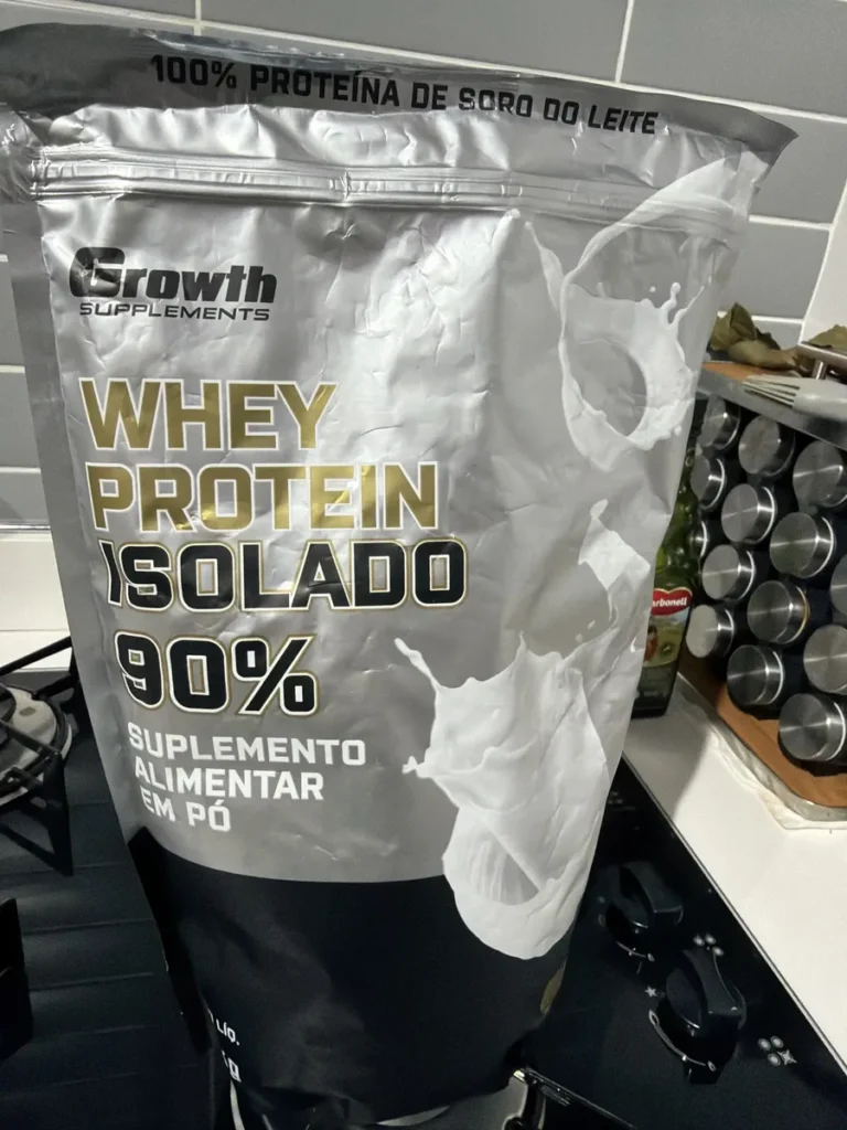 Whey Protein Isolado 1kg Growth Supplements - Natural