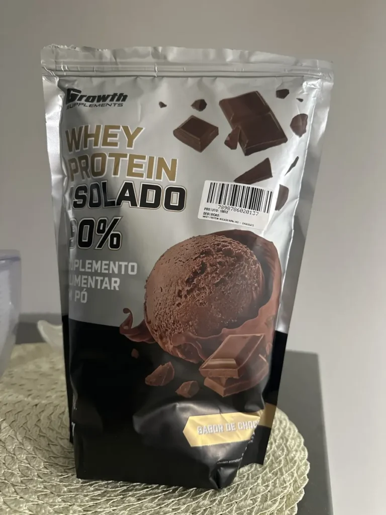 Whey Protein Isolado 1kg Growth Supplements - Chocolate